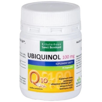 Sanct Bernhard Ubiquinol Kaneka QH 75kapsułek cena 144,90zł