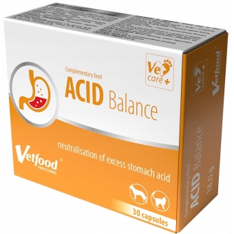 Vetfood Acid Balance dla psa i kota 30kapsułek cena 44,90zł