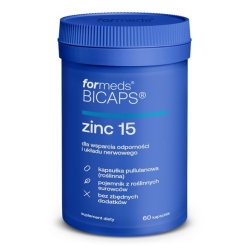 Formeds BICAPS Zinc 15 60kapsułek cena 31,99zł