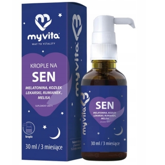 MyVita krople na sen 30ml cena 41,85zł