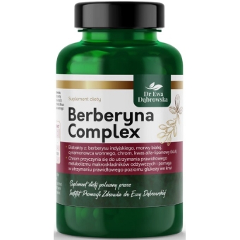 Dr Ewa Dąbrowska Berberyna Complex 60kapsułek cena 82,00zł