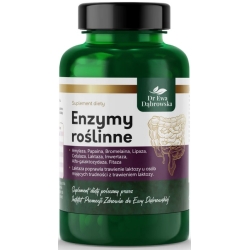 Dr Ewa Dąbrowska Enzymy roślinne 60kapsułek cena 60,00zł