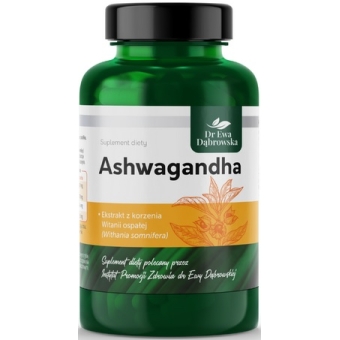 Dr Ewa Dąbrowska Ashwagandha 60kapsułek cena 64,90zł