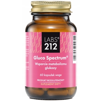 LABS212 Gluco Spectrum wsparcie metabolizmu 60kapsułek cena 89,00zł