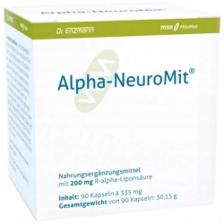 Dr Enzmann Kwas alfa-liponowy MSE Alpha-NeuroMit 90kapsułek Mito-Pharma cena 283,00zł