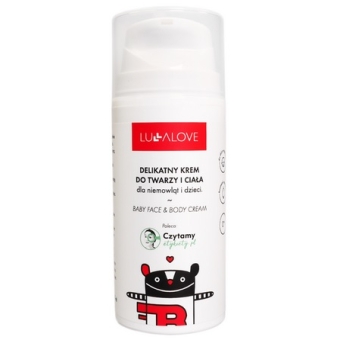 LullaLove Delikatny krem do twarzy i ciała dla dzieci 100ml cena 45,50zł