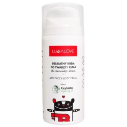 LullaLove Delikatny krem do twarzy i ciała dla dzieci 100ml cena 45,50zł