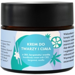 LullaLove Krem do twarzy i ciała z CBD bergamotą i wanilią 50ml cena 77,50zł