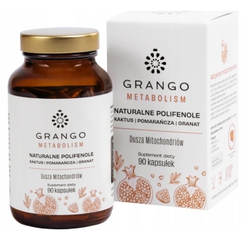 GRANGO Metabolism naturalne polifenole 90kapsułek cena 168,90zł
