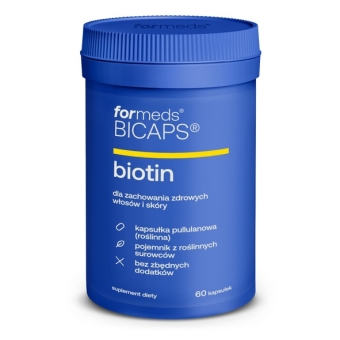 Formeds BICAPS Biotin 60kapsułek cena 31,99zł