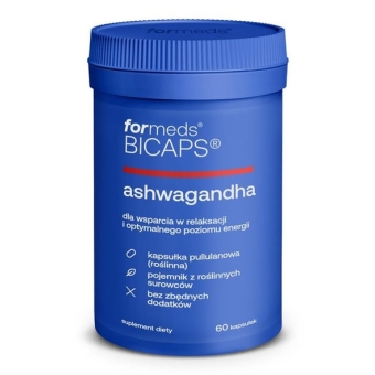 Formeds BICAPS Ashwagandha 60kapsułek cena 53,49zł