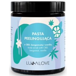 LullaLove Pasta peelingująca z CBD, bergamotą i wanilią 180ml cena 59,90zł