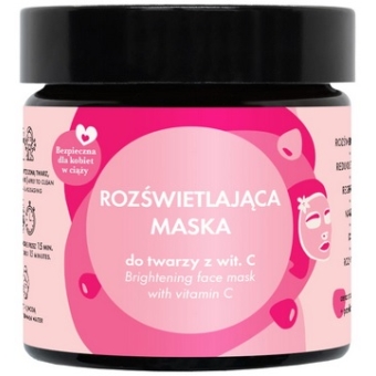LullaLove Rozświetlająca maska do twarzy z witaminą C 60ml cena 49,90zł