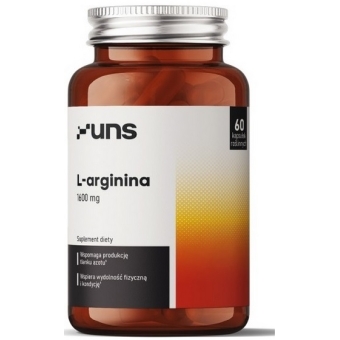 UNS L-arginina 1600mg 60kapsułek cena 39,00zł