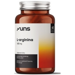 UNS L-arginina 1600mg 60kapsułek cena 39,00zł