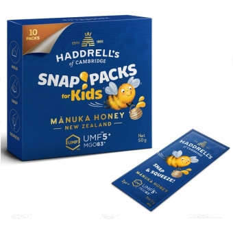 Miód Manuka Kids MGO 83+ UMF 5+ 10saszetek Haddell's of Cambridge cena 37,39zł