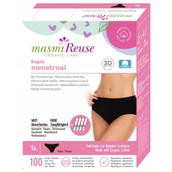 Masmi majtki menstruacyjne ekologiczne Classic 100% bawełna rozmiar L cena 89,90zł