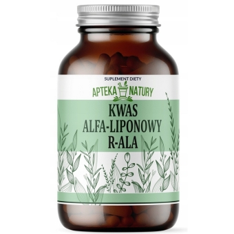 Kwas alfa-liponowy R-ALA 60kapsułek Apteka Natury cena 45,00zł