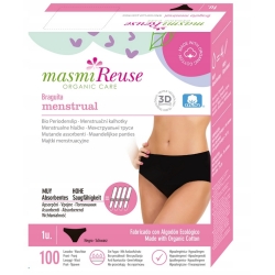 Masmi majtki menstruacyjne ekologiczne Classic 100% bawełna rozmiar XL cena 84,90zł