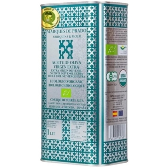 Oliwa z oliwek extra virgin Arbequino & Picual Hiszpania Andaluzja BIO 1000ml cena 94,90zł