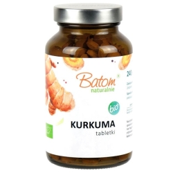 Batom BIO Kurkuma 500mg 240tabletek cena 42,35zł