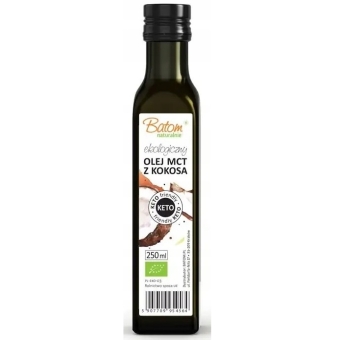 Olej MCT z kokosa 250ml BIO Batom cena 35,99zł