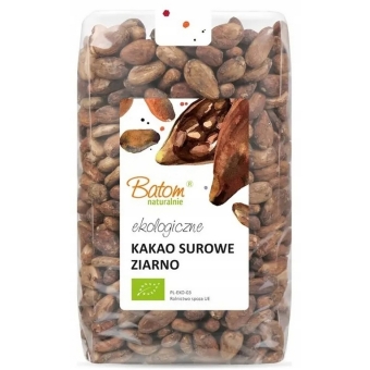 Batom BIO Kakao surowe ziarno ekologiczne (1kg) 1000g cena 134,90zł
