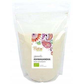 Batom BIO Ashwagandha ekologiczna proszek (1kg) 1000g cena 67,00zł
