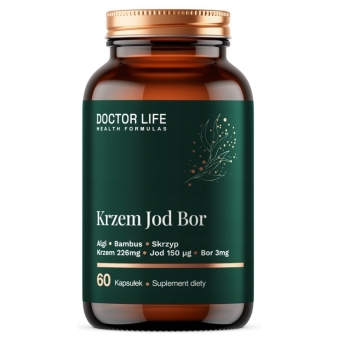 Doctor Life Krzem Jod Bor 60kapsułek cena 47,90zł