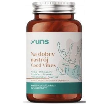 UNS Na dobry nastrój Good Vibes 60kapsułek cena 31,90zł