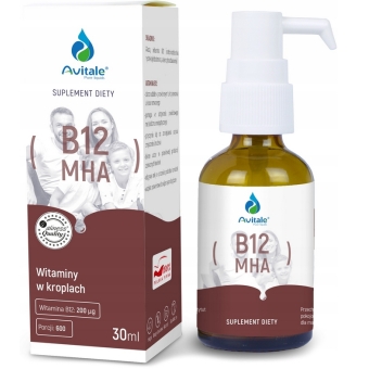 Avitale Witamina B12 MHA krople 30ml cena 49,90zł