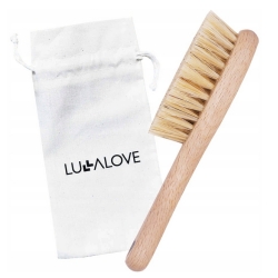 LullaLove Szczotka na ciemieniuchę dla niemowląt naturalna szczecina 1sztuka cena 34,90zł