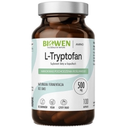 Biowen L-Tryptofan 100kapsułek cena 39,99zł