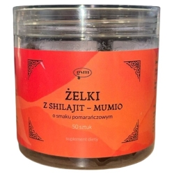 Mumio Żelki z Shilajit - Mumio (o smaku pomarańczowym) 50sztuk cena 99,00zł