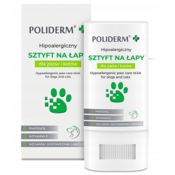 Poliderm Sztyft na łapy hipoalergiczny dla psa i kota 14,5g cena 38,90zł