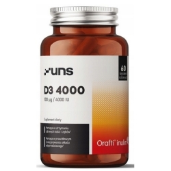 UNS Witamina D3 4000IU 60kapsułek vege cena 35,90zł
