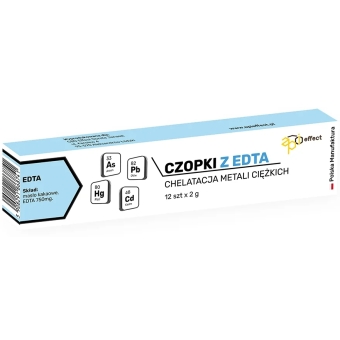 Czopki propolisowe z EDTA na metale ciężkie 12sztuk API Effect cena 99,00zł