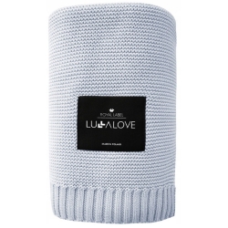 LullaLove Bambusowy koc Frozen Blue 80x100cm cena 139,00zł