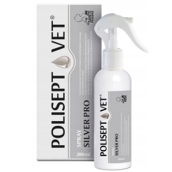 Polisept Vet Spray Silver Pro spray na rany dla psa i kota 200ml cena 46,00zł