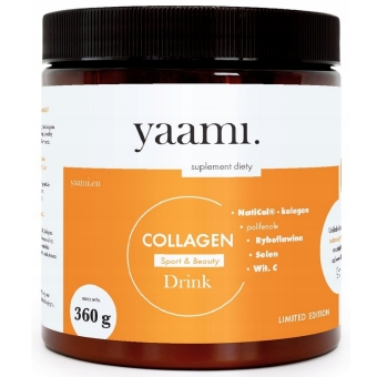 LullaLove Yaami Collagen drink Sport&Beauty o smaku mango-marakuja w proszku 360g cena 149,00zł