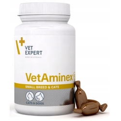 VetExpert VetAminex Small Breed Cats dla psów ras małych i kotów 60kapsułek cena 45,00zł