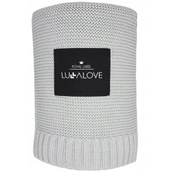 Lullalove Bambusowy koc Glamour gray szary 80x100cm cena 139,00zł