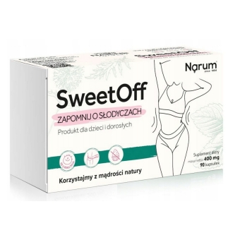 Narum SweetOff 400mg 90kapsułek Vitaway LLC cena 135,90zł