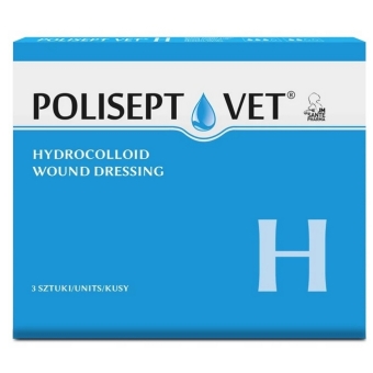 Polisept Vet H opatrunek na rany dla psa i kota 3 opatrunki cena 34,90zł