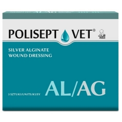 Polisept Vet AL/AG opatrunek na rany dla psów i kotów 3sztuki cena 69,00zł