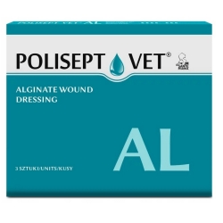 Polisept Vet AL opatrunek na rany dla psów i kotów 3sztuki cena 34,00zł
