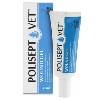 Polisept Vet Wound Gel żelowy opatrunek dla psa i kota 30ml cena 34,90zł