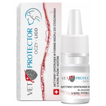 Vet Protector Oczy Ligo krople do oczu dla psa i kota 3ml cena 34,90zł