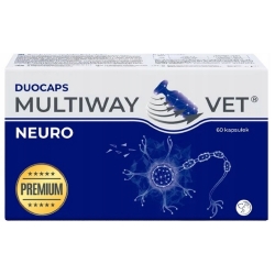 MultiWay Vet Duocaps Neuro układ nerwowy psa i kota 60kapsułek cena 104,90zł