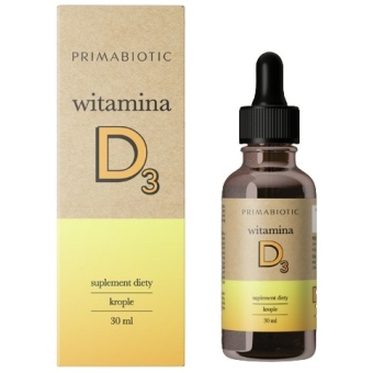 Primabiotic Witamina D3 krople 30ml cena 39,90zł